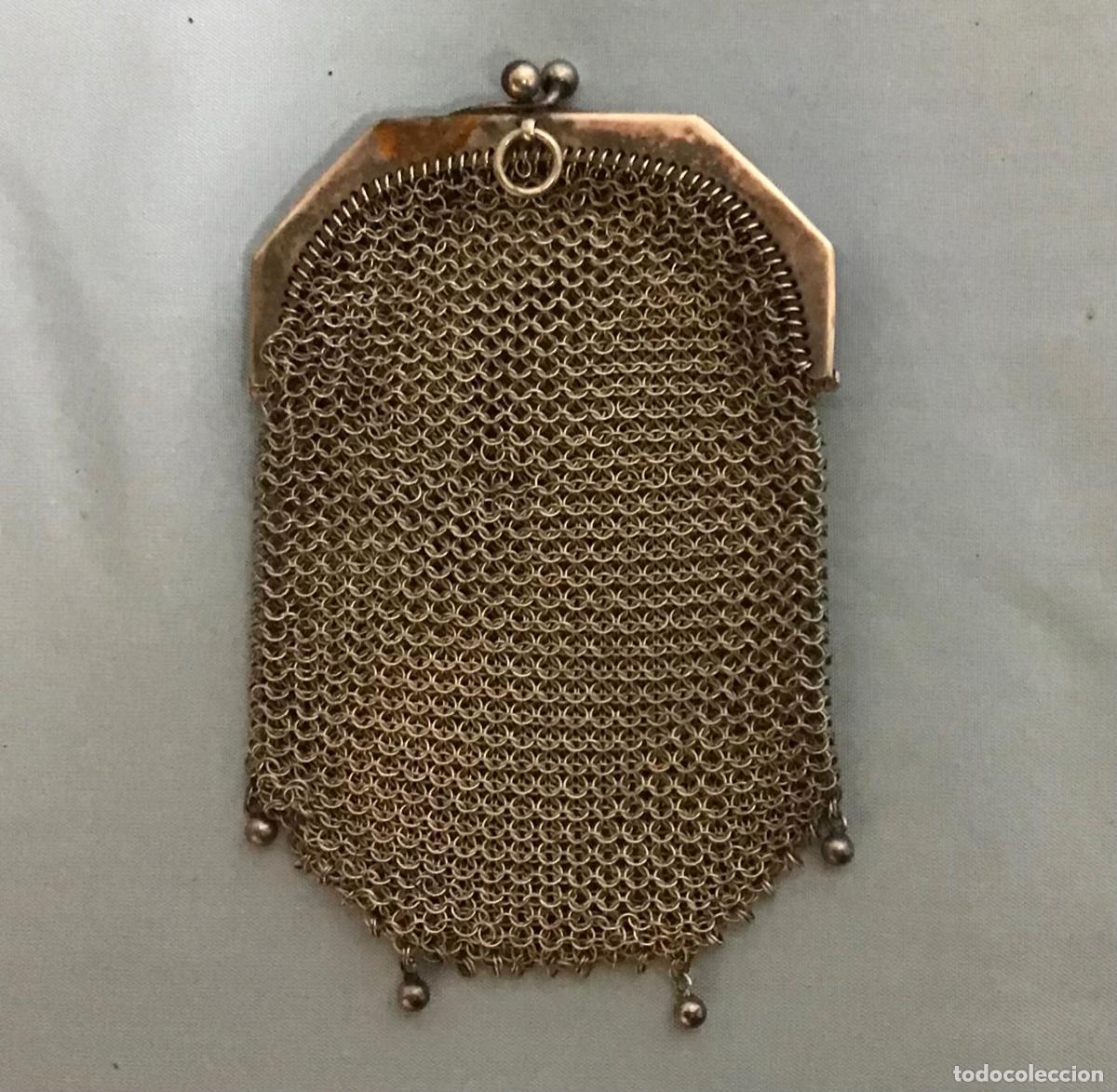 Antig&uuml;edades: ANTIGUO MONEDERO DE PLATA - Foto 1