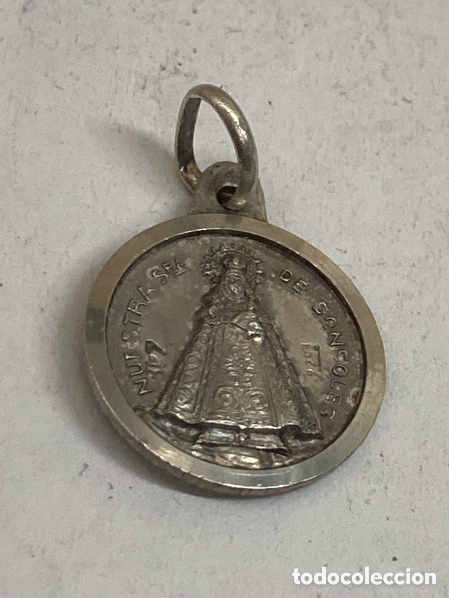 Antig&uuml;edades: Medalla de plata religiosa /C517 - Foto 2