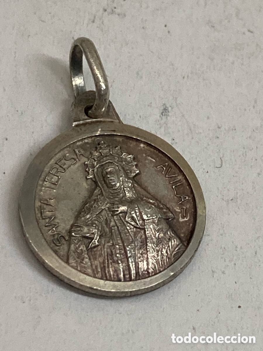 Antig&uuml;edades: Medalla de plata religiosa /C517 - Foto 1