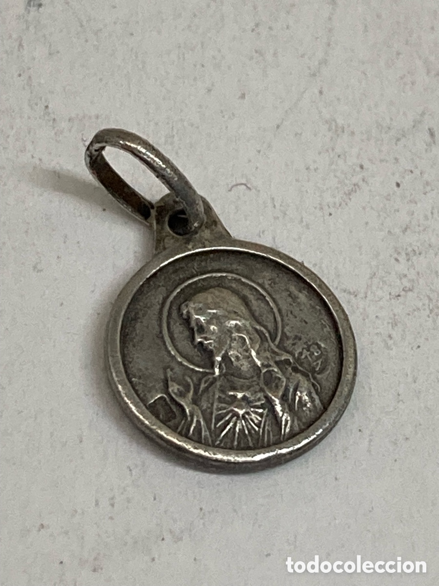 Antig&uuml;edades: Medalla de plata religiosa C517 - Foto 1