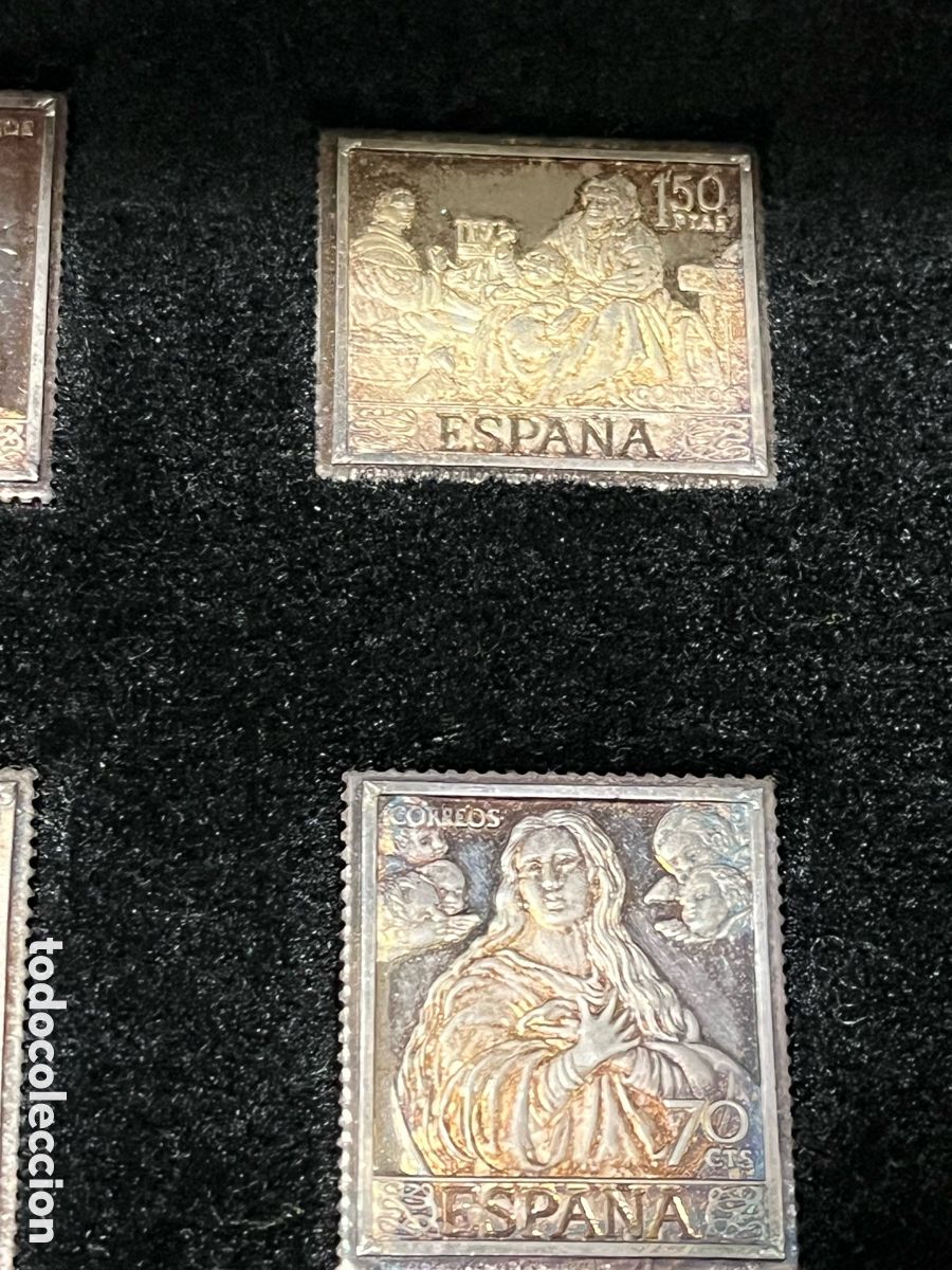 Antig&uuml;edades: 10 Sellos Plata Conmemorativos - Foto 8