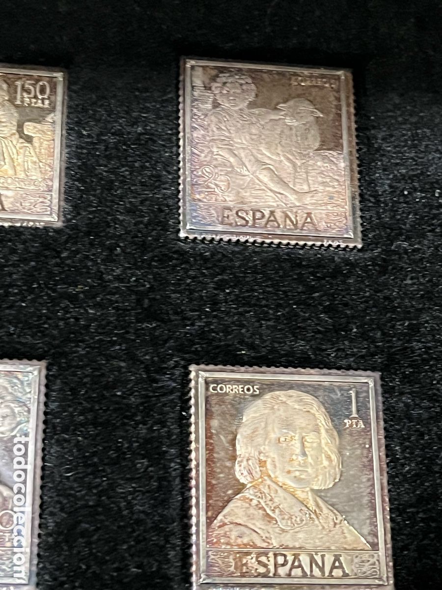 Antig&uuml;edades: 10 Sellos Plata Conmemorativos - Foto 9