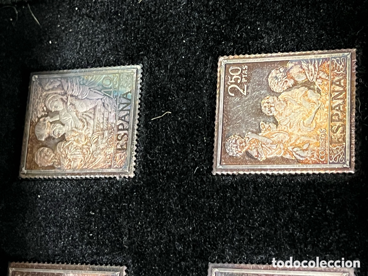 Antig&uuml;edades: 10 Sellos Plata Conmemorativos - Foto 10