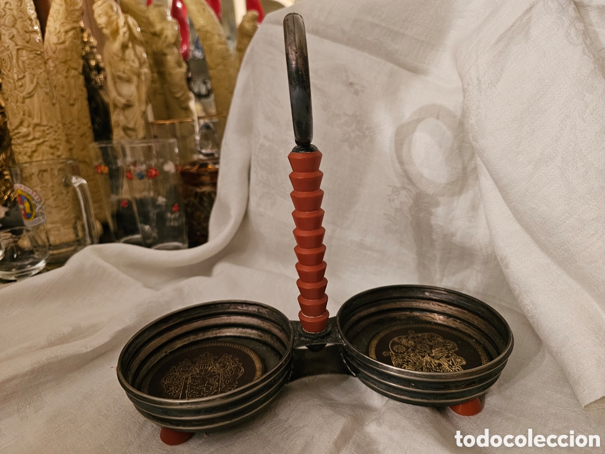 Antig&uuml;edades: servidor de mesa para condimentos: - Foto 1