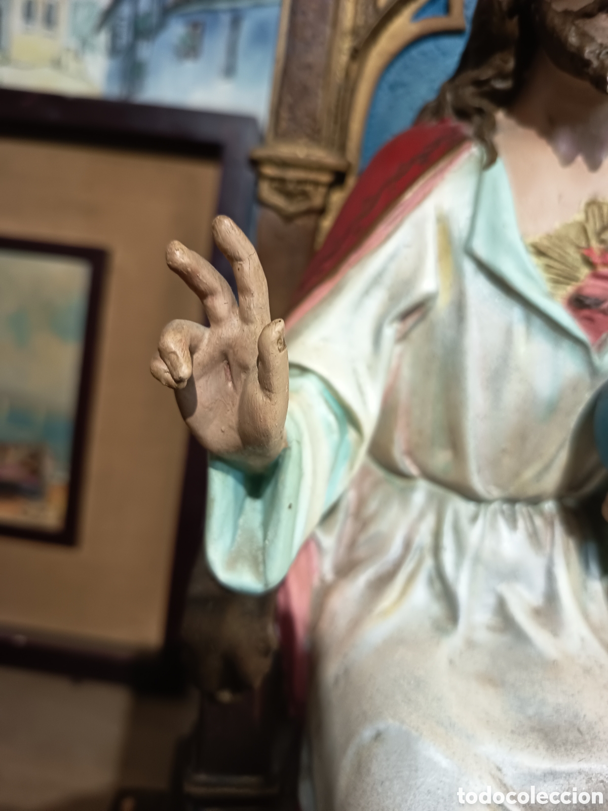 Antig&uuml;edades: Coraz&oacute;n de Jes&uacute;s. Realizado el Olot - Foto 4