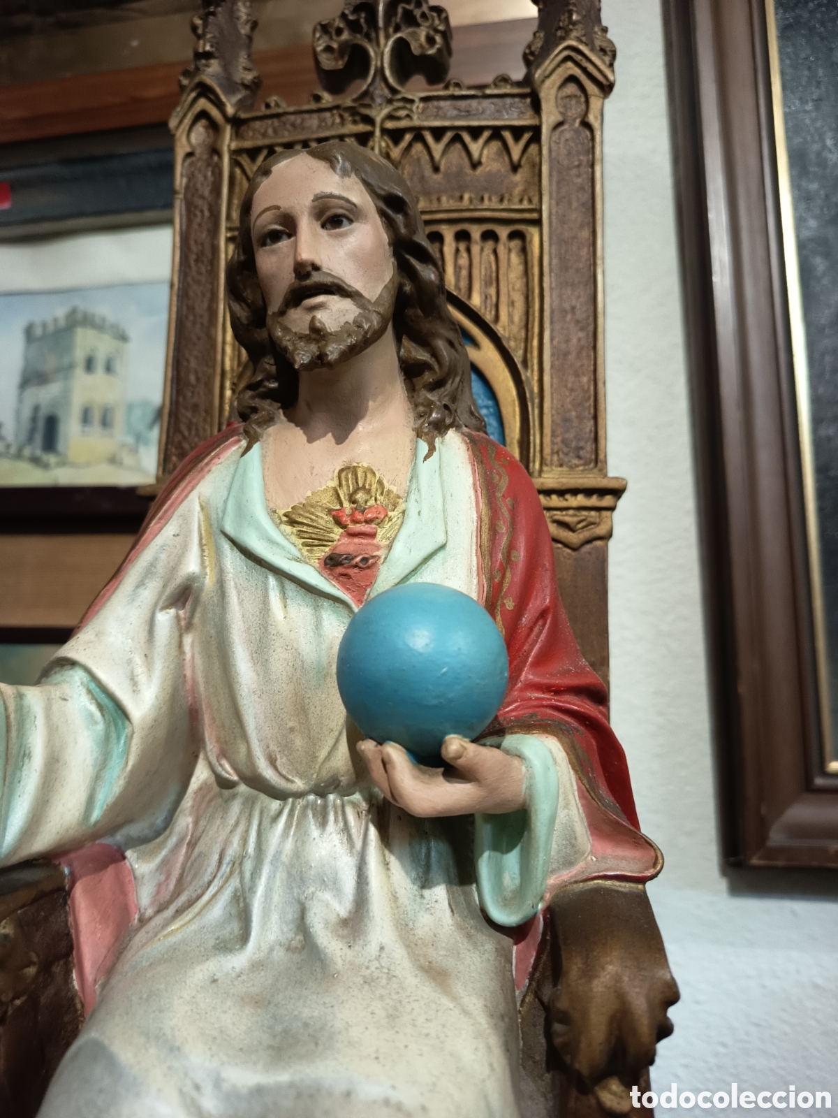 Antig&uuml;edades: Coraz&oacute;n de Jes&uacute;s. Realizado el Olot - Foto 5