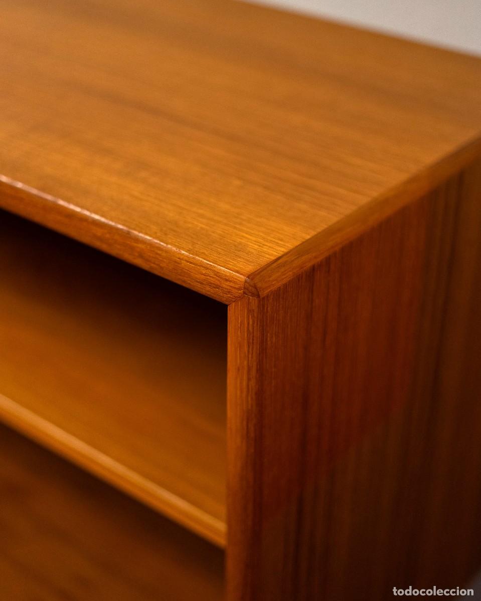 Antig&uuml;edades: ESTANTER&Iacute;A BAJA MID CENTURY EN TECA - Foto 6