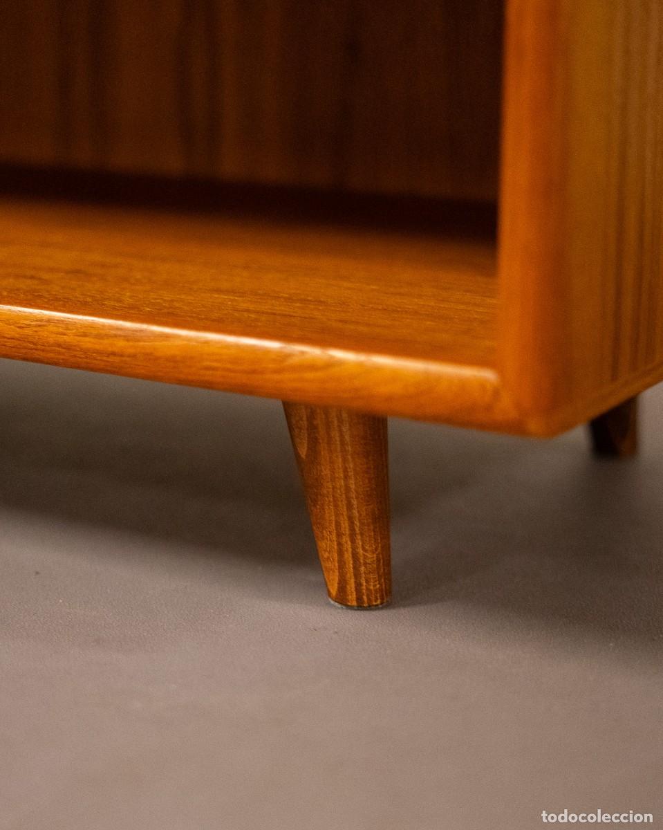 Antig&uuml;edades: ESTANTER&Iacute;A BAJA MID CENTURY EN TECA - Foto 7