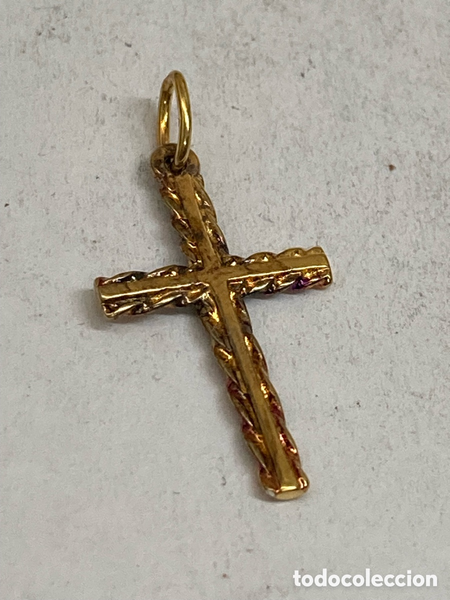 Antig&uuml;edades: Cruz de plata religiosa C518 - Foto 1