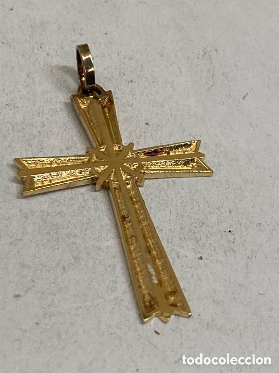 Antig&uuml;edades: Cruz de plata religiosa C517 - Foto 1
