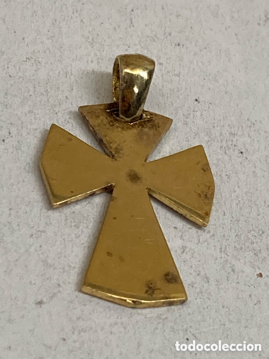 Antig&uuml;edades: Cruz de plata religiosa /C500 - Foto 1