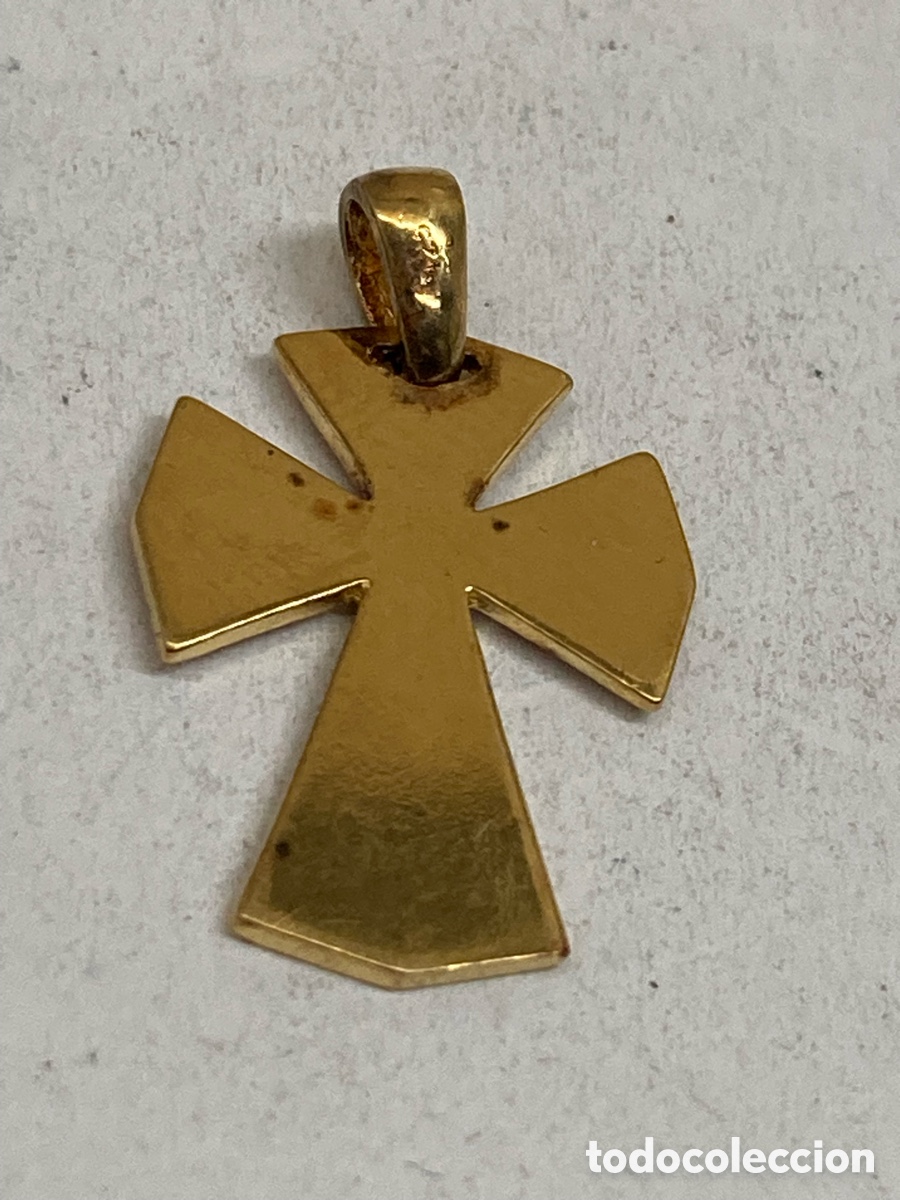 Antig&uuml;edades: Cruz de plata religiosa C517 - Foto 1