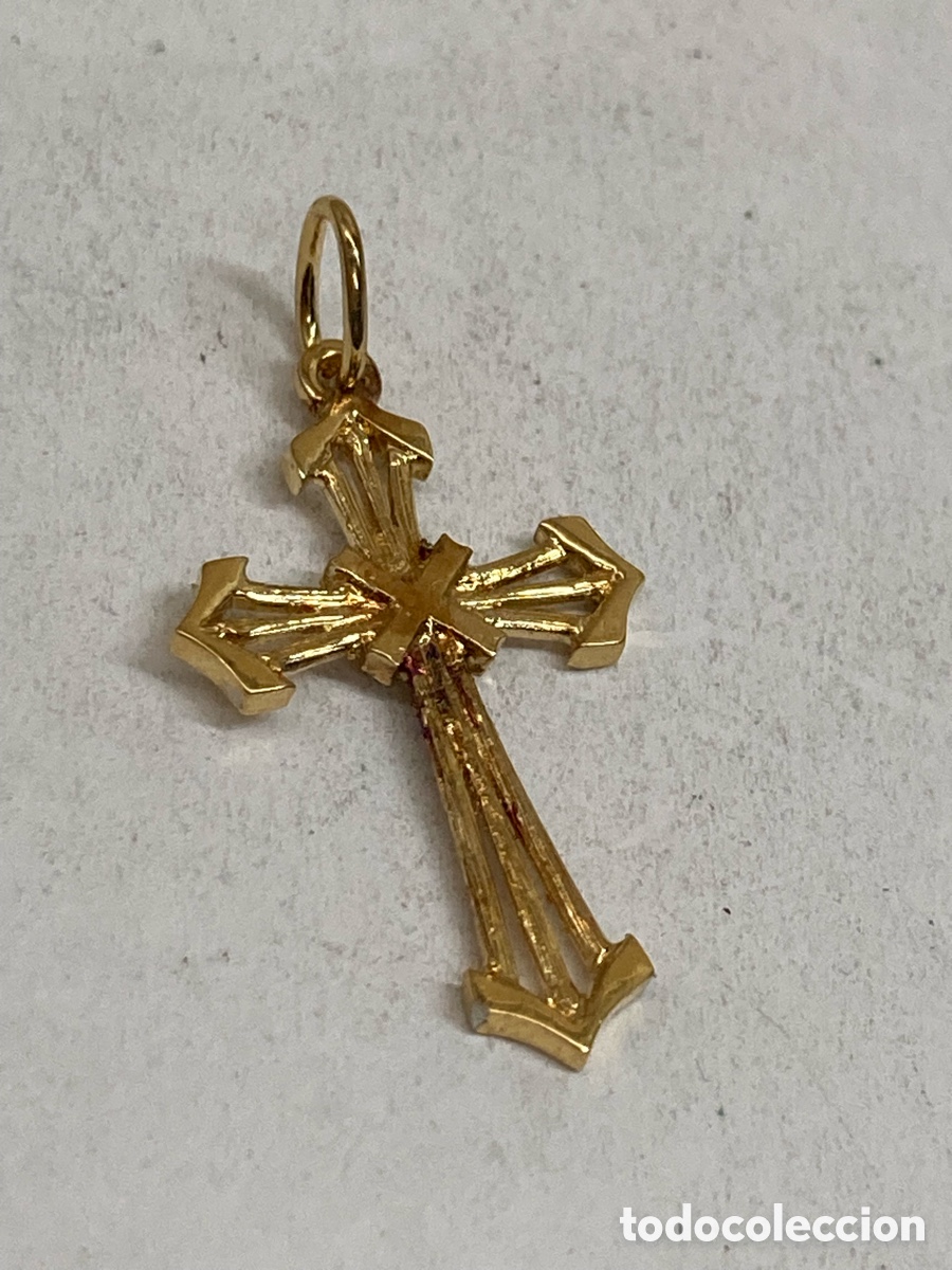 Antig&uuml;edades: Cruz de plata religiosa C518 - Foto 1