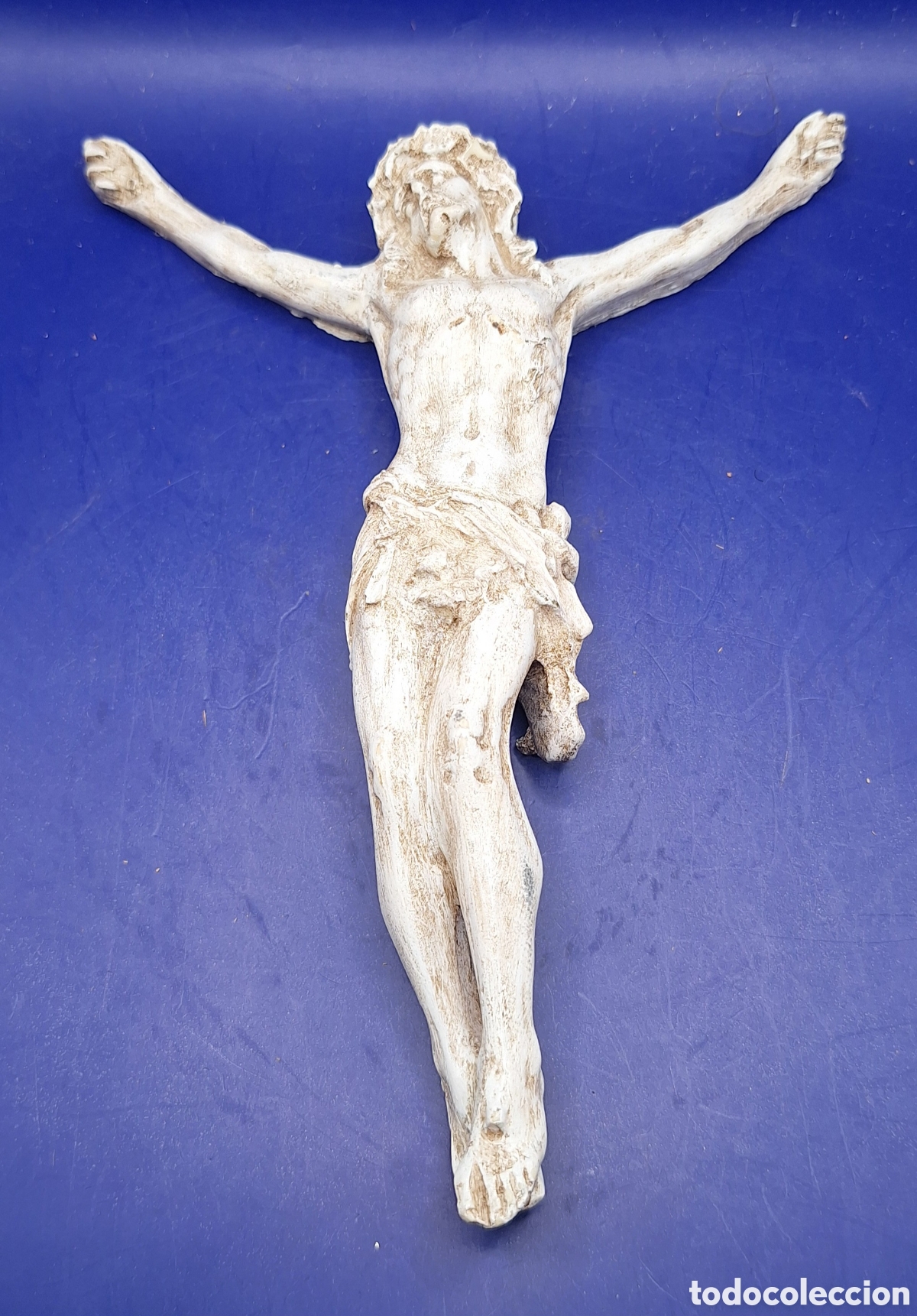 Antig&uuml;edades: Cristo Blanco de Resina - Foto 2