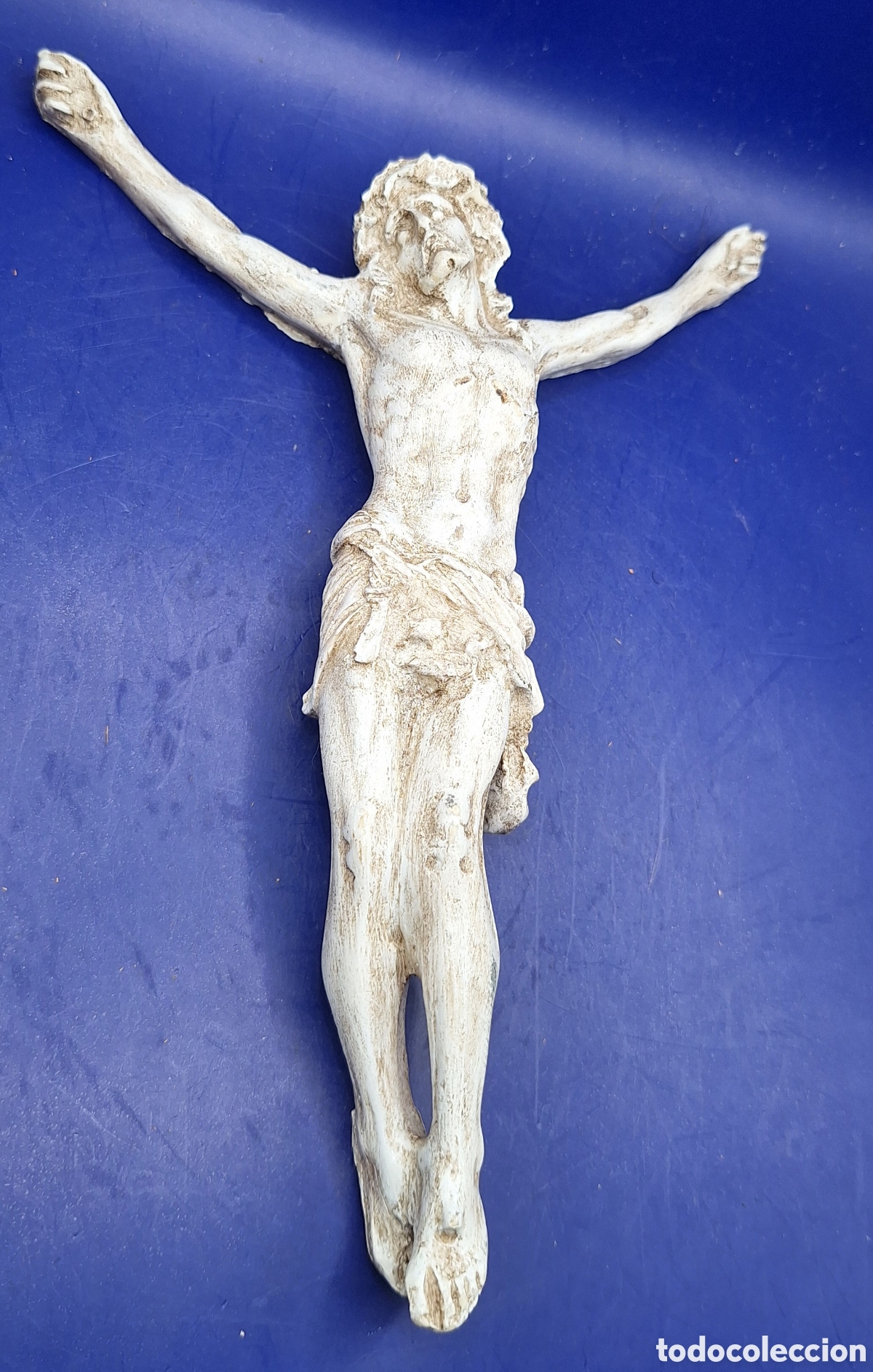 Antig&uuml;edades: Cristo Blanco de Resina - Foto 4