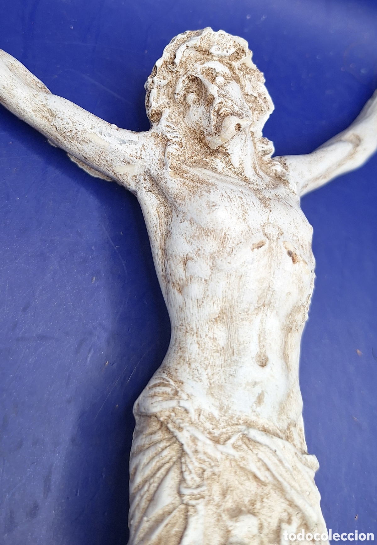 Antig&uuml;edades: Cristo Blanco de Resina - Foto 5