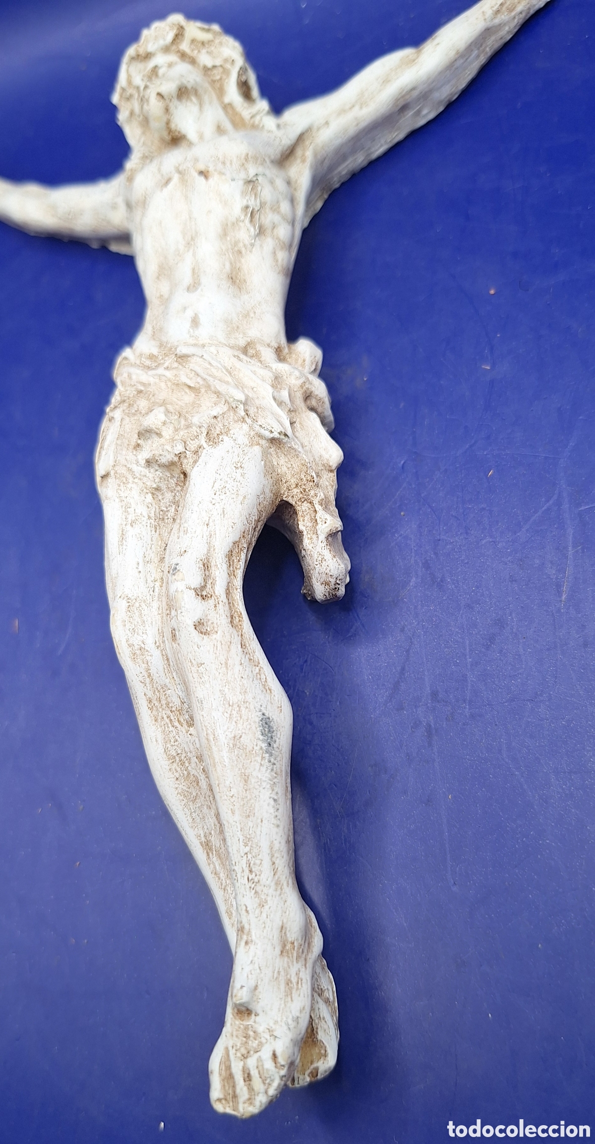 Antig&uuml;edades: Cristo Blanco de Resina - Foto 6