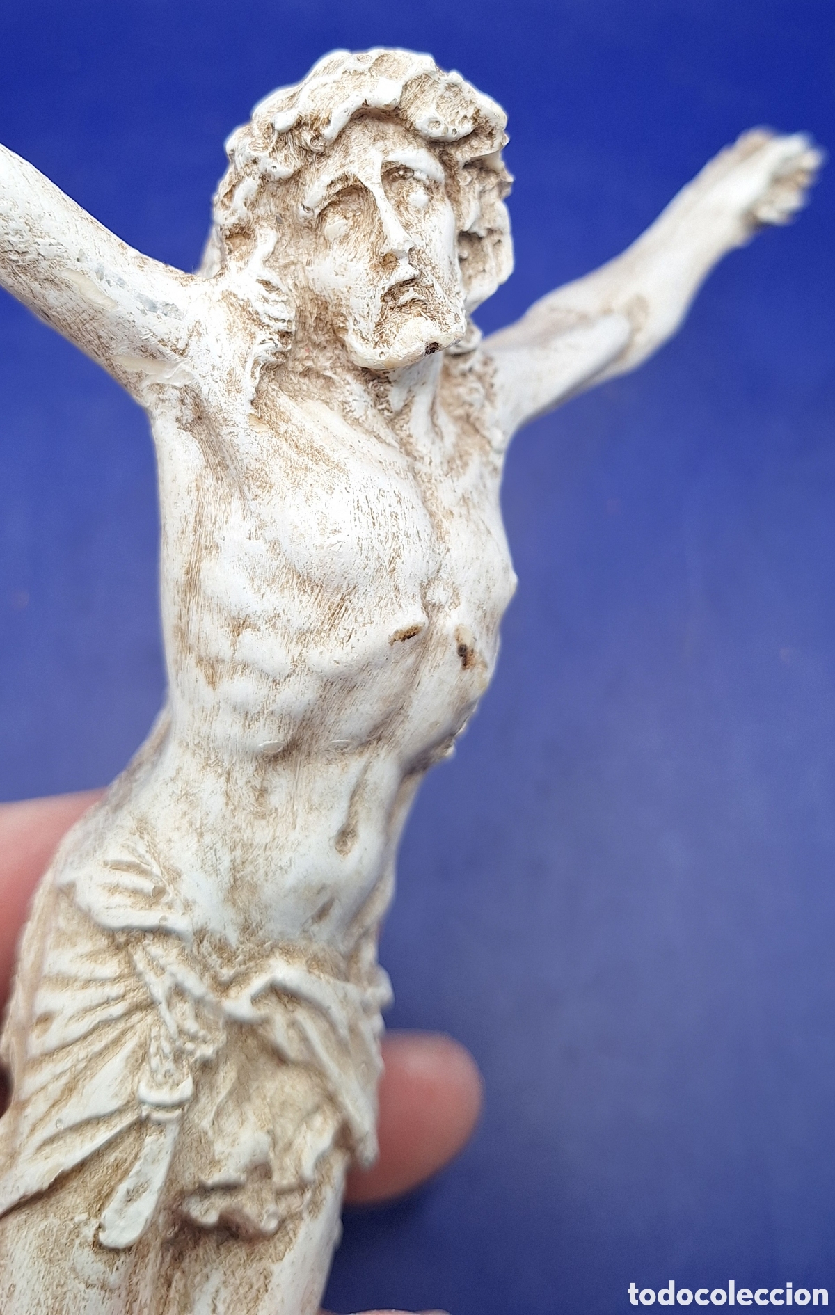 Antig&uuml;edades: Cristo Blanco de Resina - Foto 7