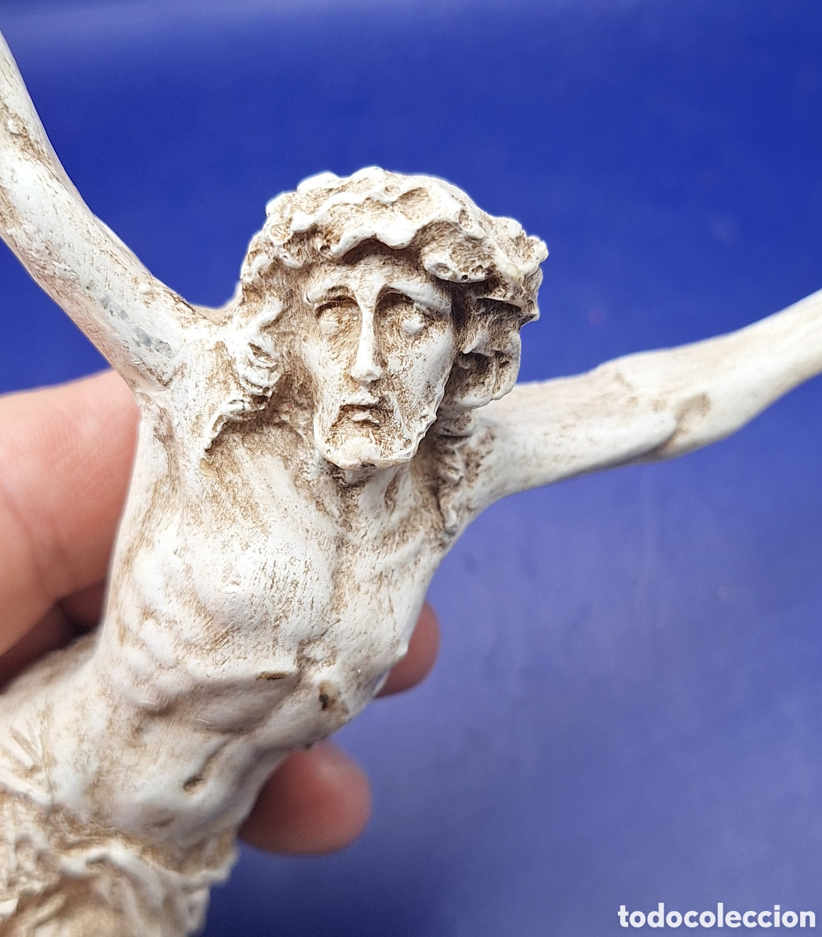 Antig&uuml;edades: Cristo Blanco de Resina - Foto 14