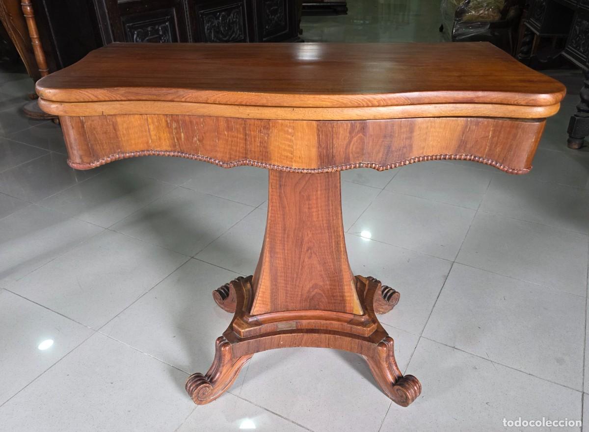 Antig&uuml;edades: Mesa de juego Fernandina - Foto 2