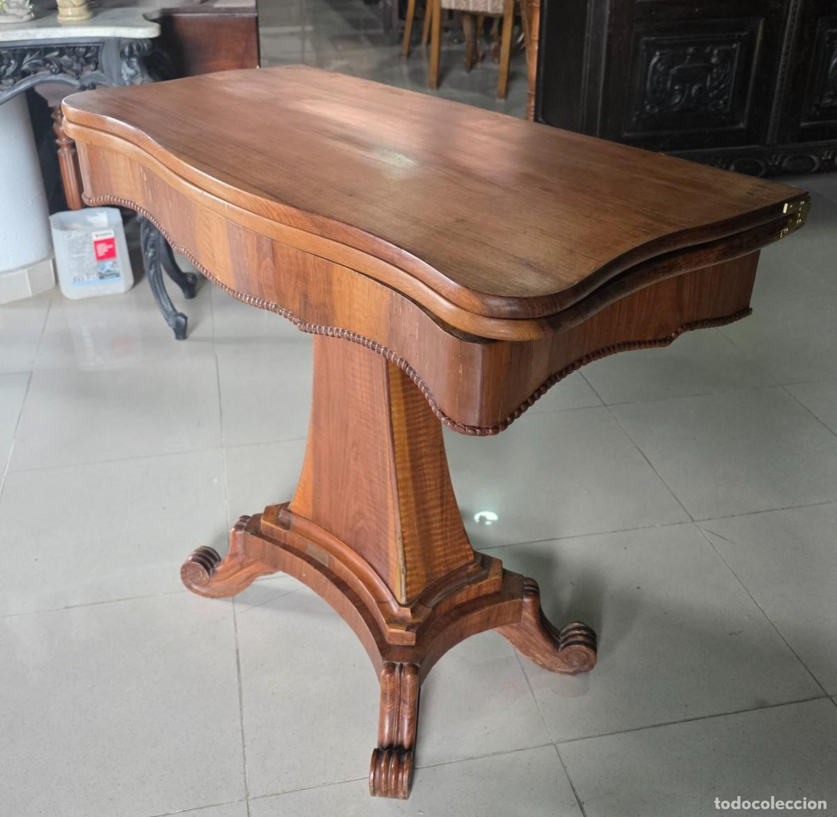 Antig&uuml;edades: Mesa de juego Fernandina - Foto 3