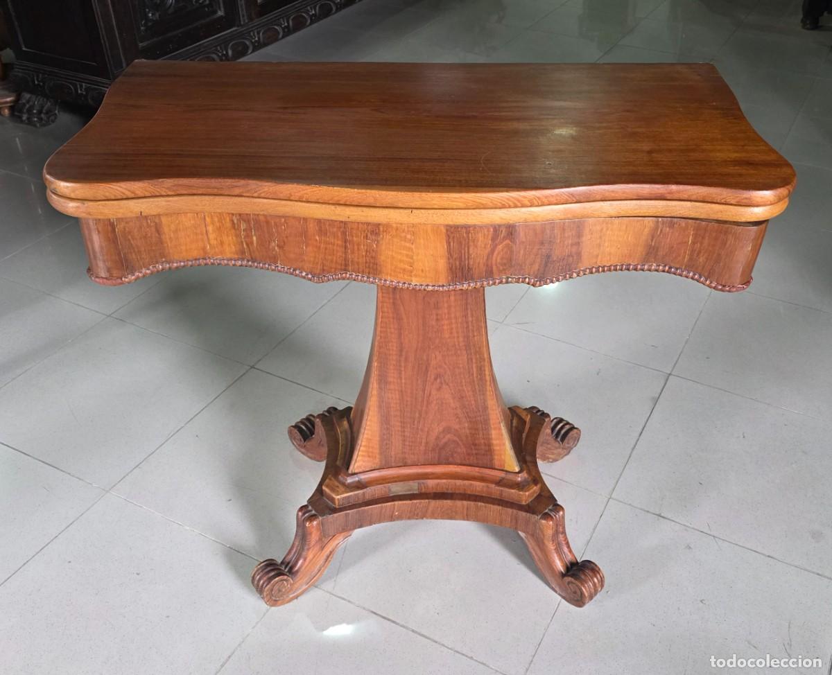 Antig&uuml;edades: Mesa de juego Fernandina - Foto 4
