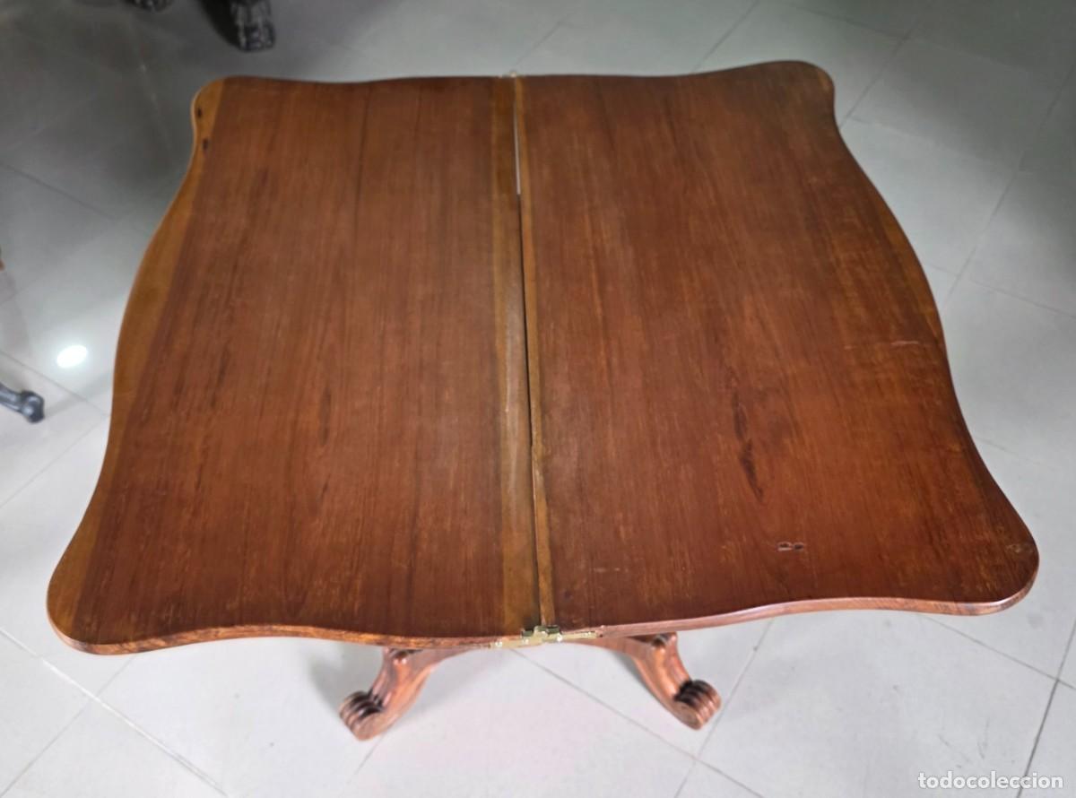 Antig&uuml;edades: Mesa de juego Fernandina - Foto 8