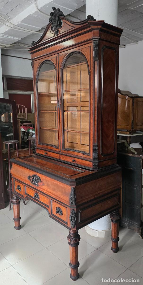 Antig&uuml;edades: Bureau Cabinet, Escritorio biblioteca - Foto 1