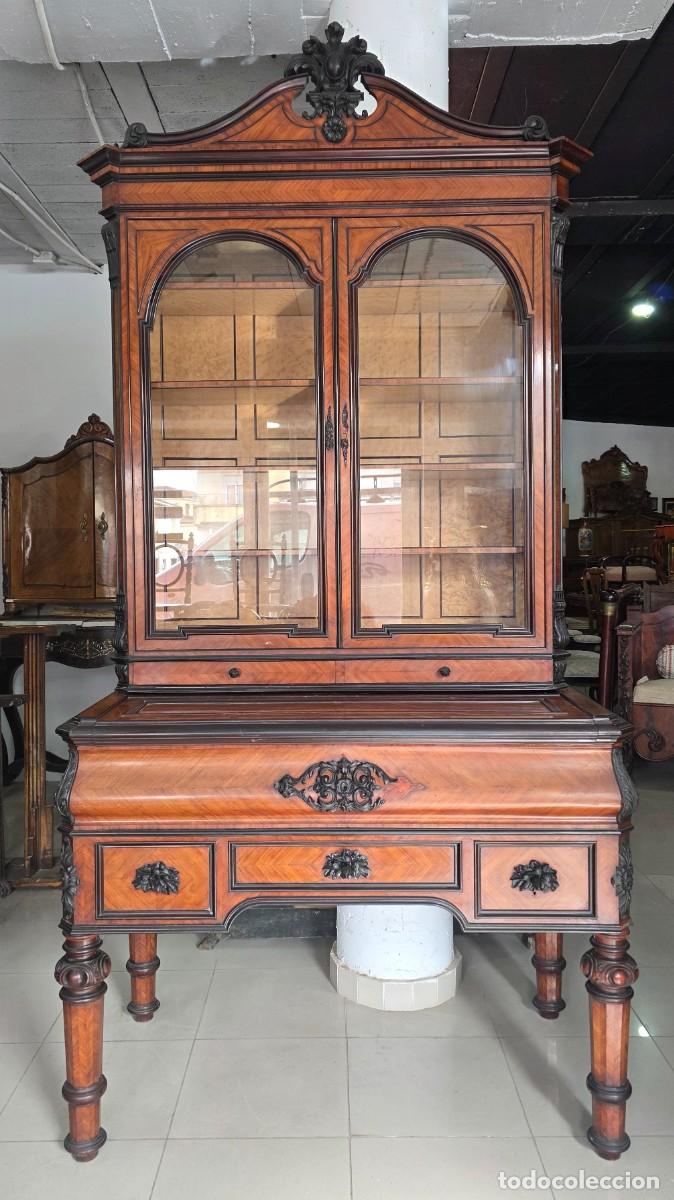 Antig&uuml;edades: Bureau Cabinet, Escritorio biblioteca - Foto 5