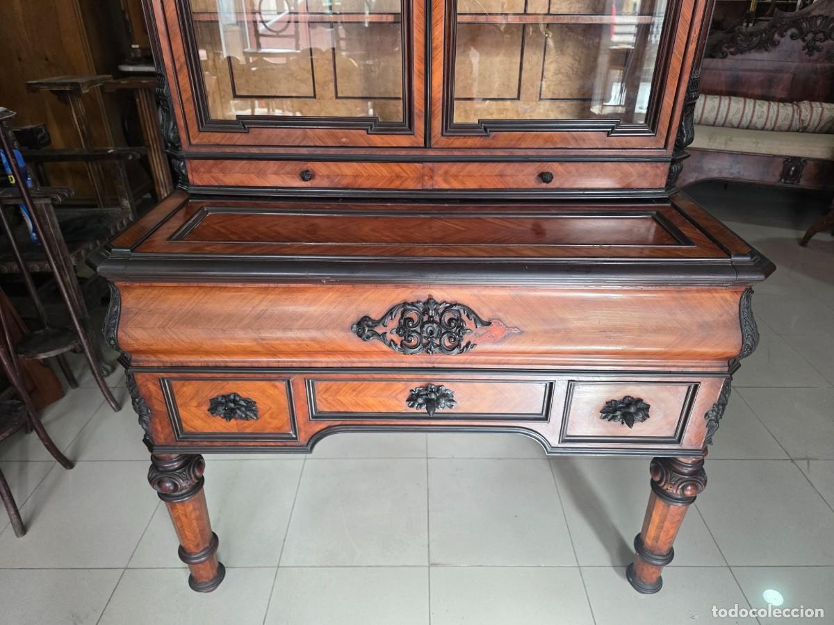 Antig&uuml;edades: Bureau Cabinet, Escritorio biblioteca - Foto 9