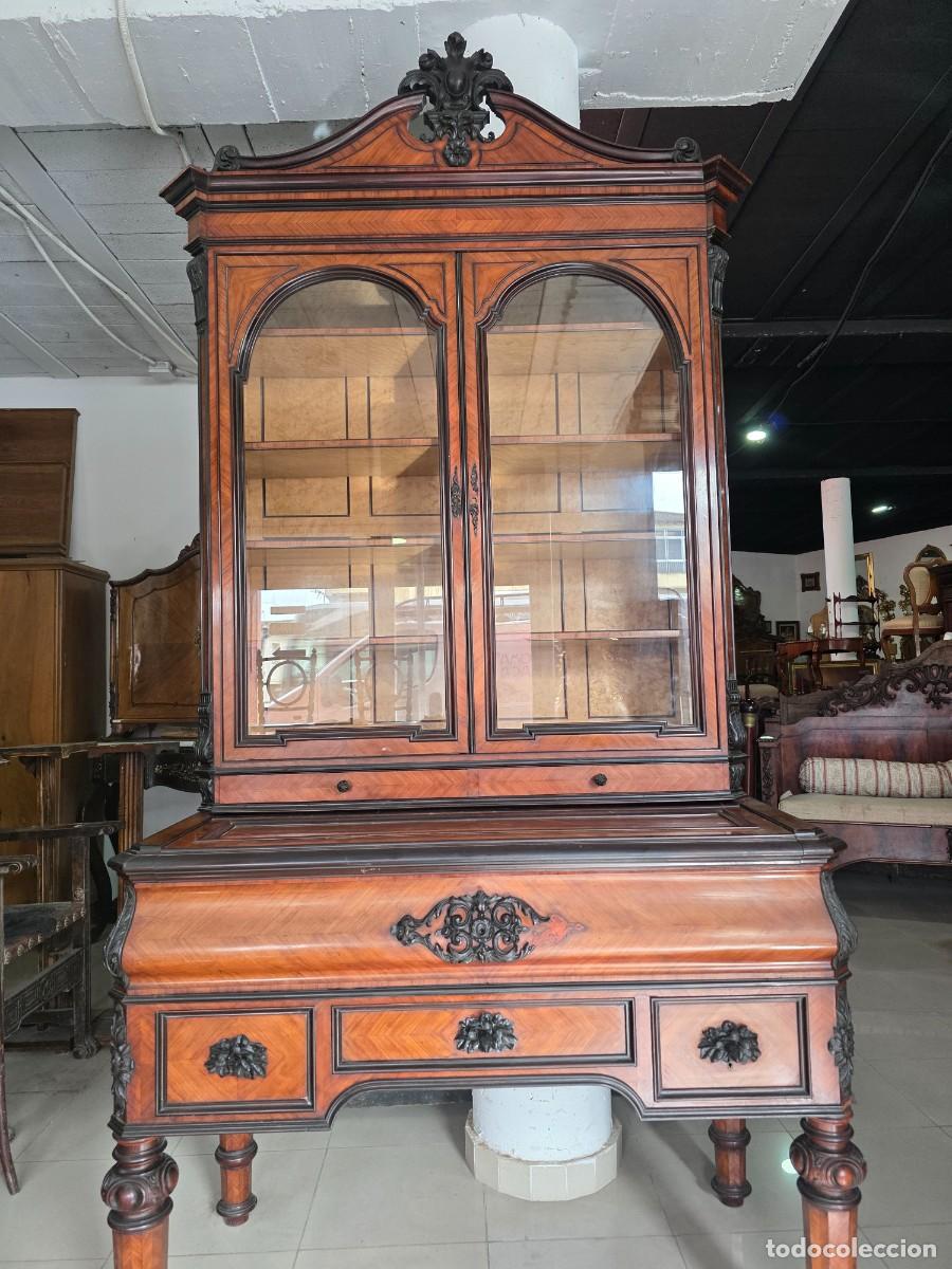 Antig&uuml;edades: Bureau Cabinet, Escritorio biblioteca - Foto 10