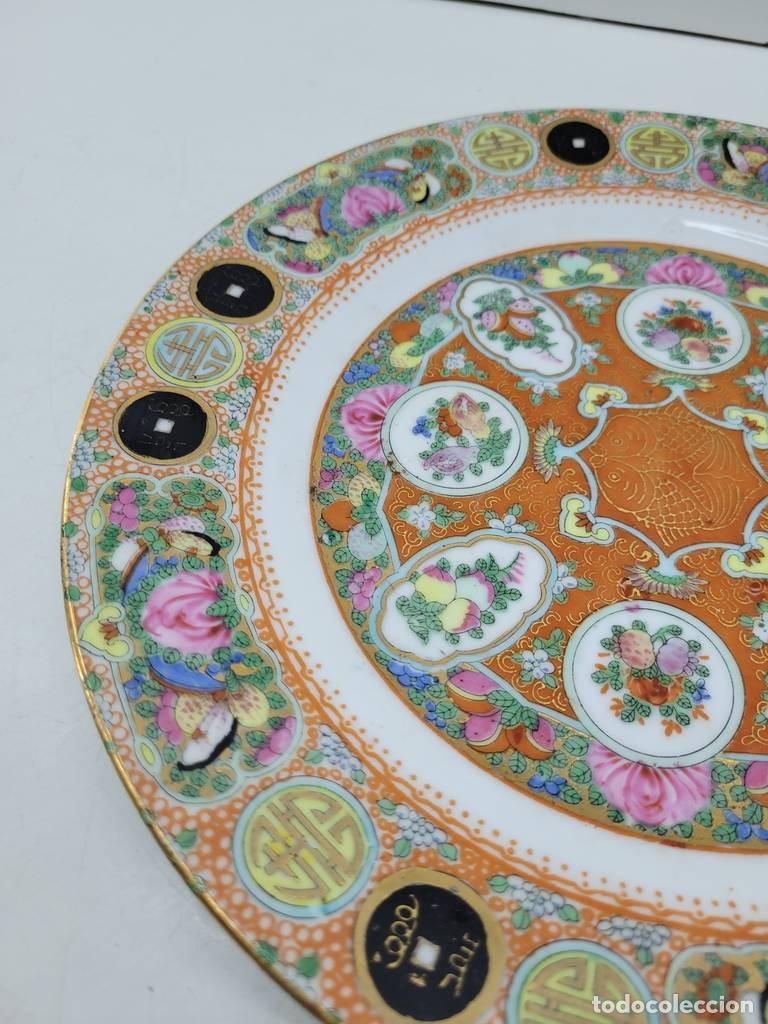 Antig&uuml;edades: PLATO DECORATIVO CHINO - Foto 2
