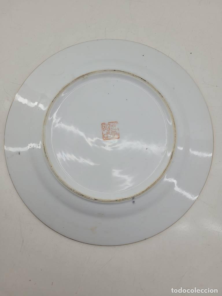 Antig&uuml;edades: PLATO DECORATIVO CHINO - Foto 5