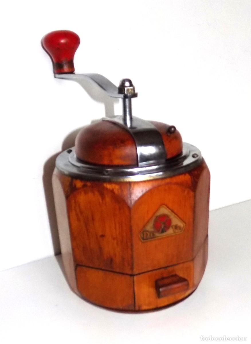 Antig&uuml;edades: MOLINILLO DE CAF&Eacute; OCTOGONAL MARCA De. Ve. HOLANDA. CA. 1950/1965 - Foto 1