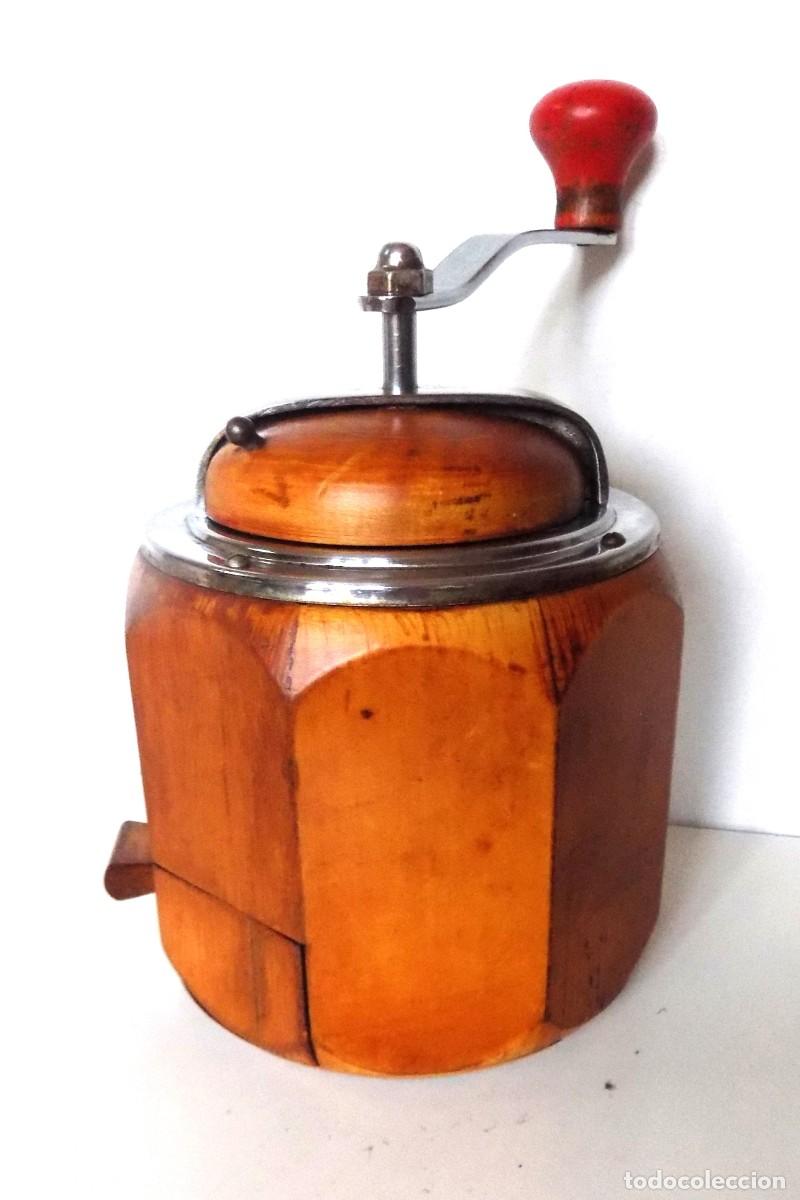 Antig&uuml;edades: MOLINILLO DE CAF&Eacute; OCTOGONAL MARCA De. Ve. HOLANDA. CA. 1950/1965 - Foto 4