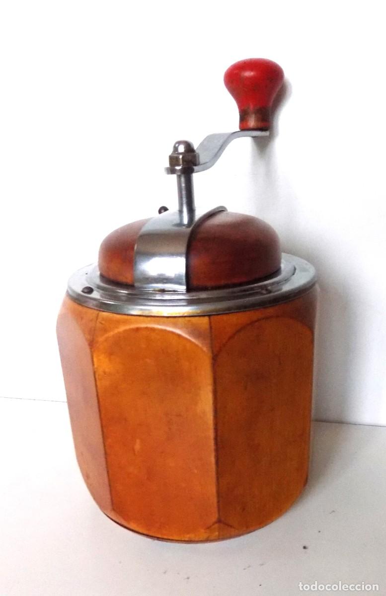 Antig&uuml;edades: MOLINILLO DE CAF&Eacute; OCTOGONAL MARCA De. Ve. HOLANDA. CA. 1950/1965 - Foto 5