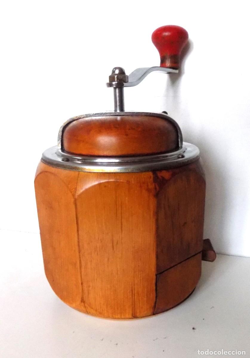 Antig&uuml;edades: MOLINILLO DE CAF&Eacute; OCTOGONAL MARCA De. Ve. HOLANDA. CA. 1950/1965 - Foto 6
