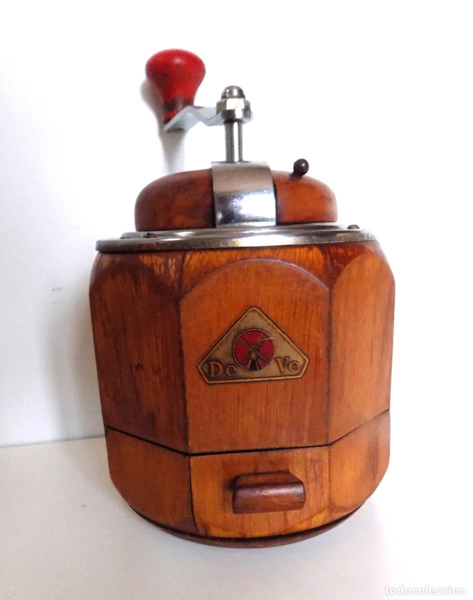 Antig&uuml;edades: MOLINILLO DE CAF&Eacute; OCTOGONAL MARCA De. Ve. HOLANDA. CA. 1950/1965 - Foto 7