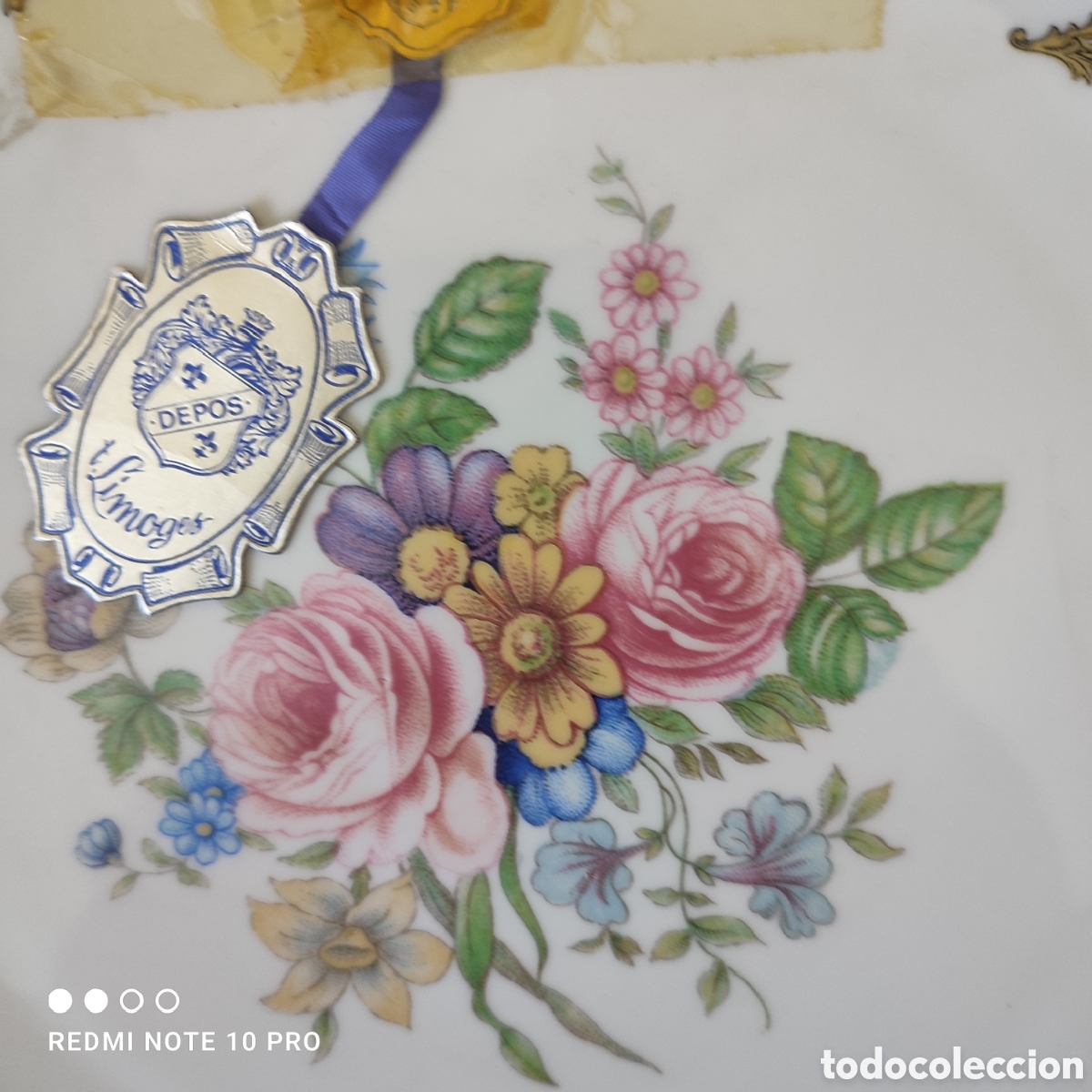 Antig&uuml;edades: PLATO/BANDEJA LIMONGES - Foto 2