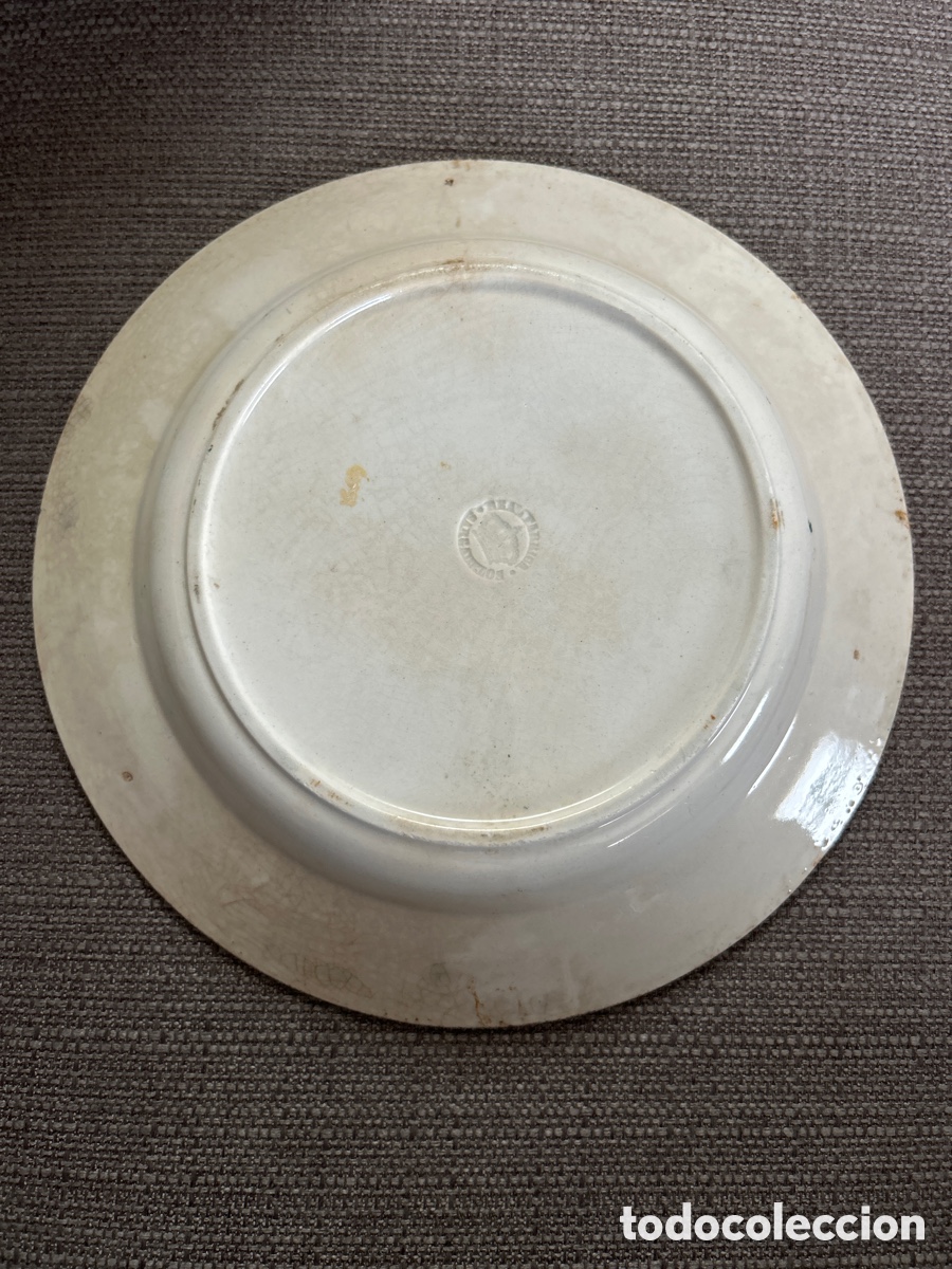 Antig&uuml;edades: Plato de sargadelos tercera &eacute;poca - Foto 2