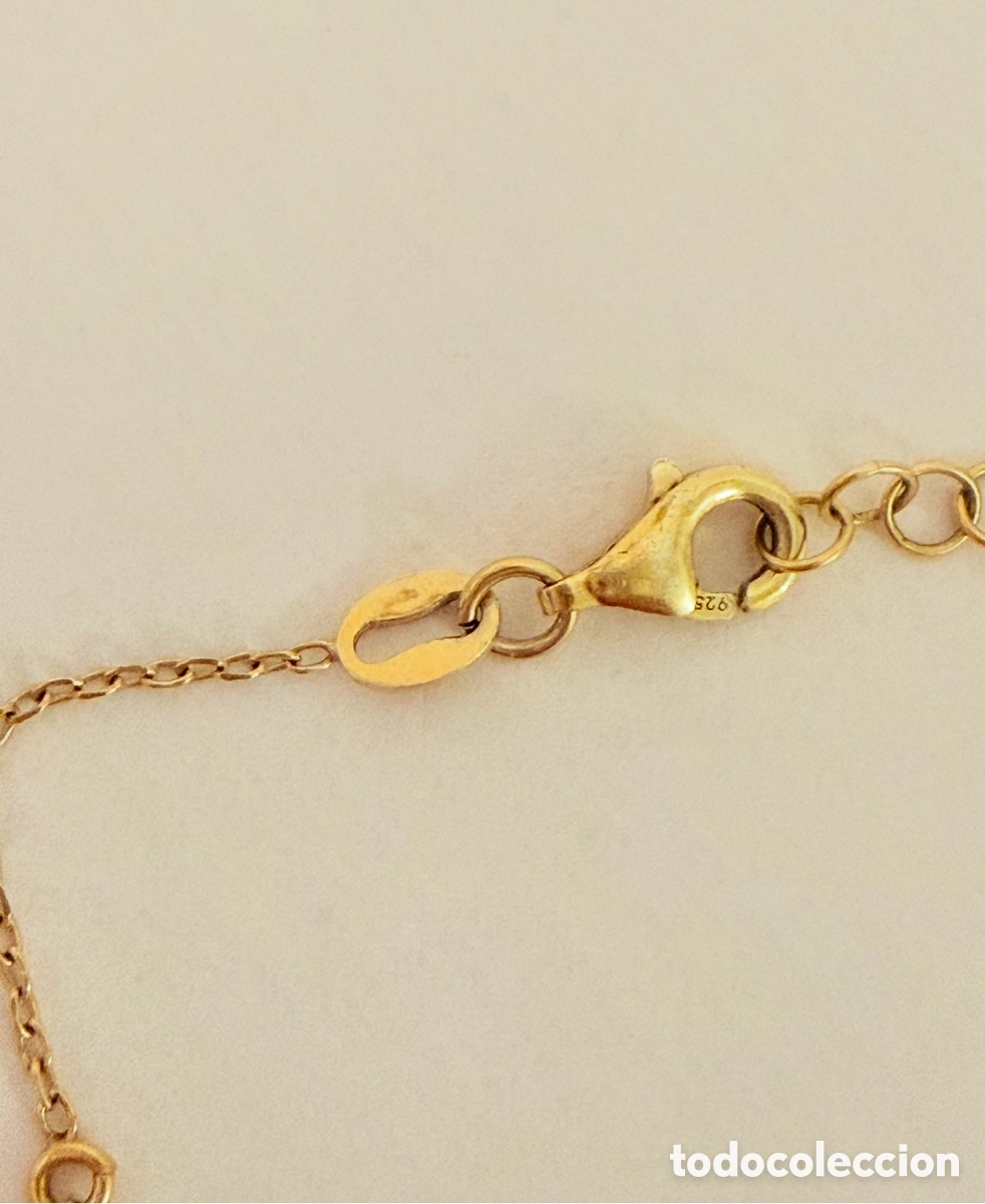 Antig&uuml;edades: Pulsera plata dorada - Foto 2