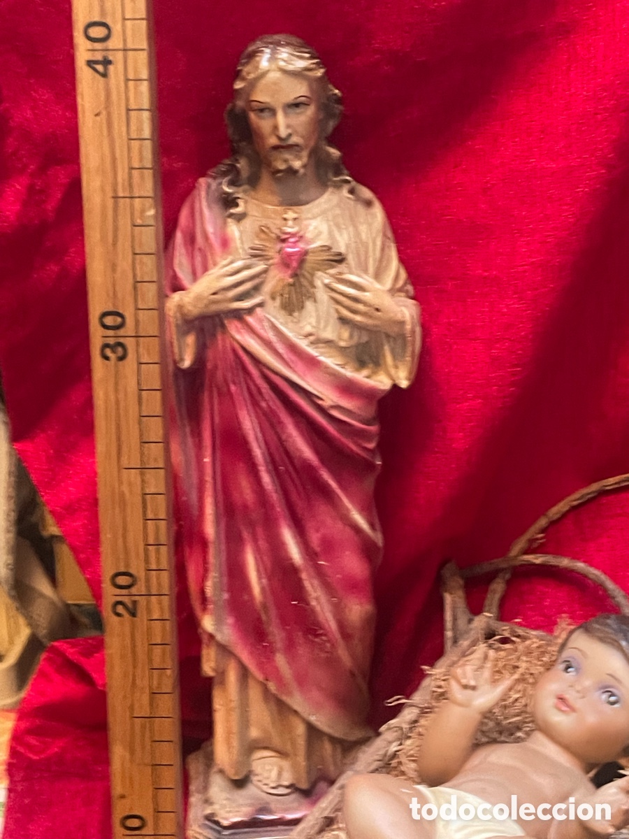 Antig&uuml;edades: Lote figuras religiosas - Foto 2