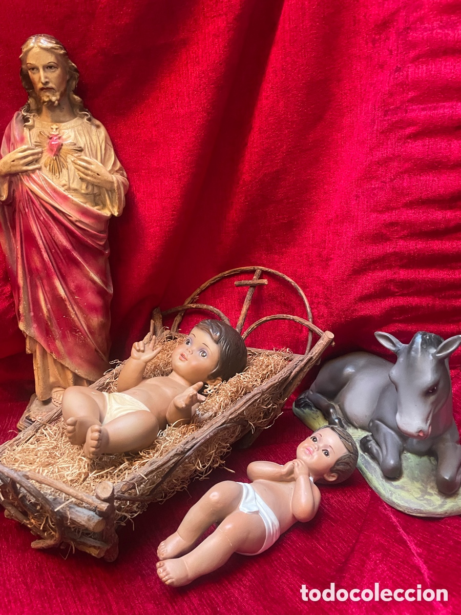 Antig&uuml;edades: Lote figuras religiosas - Foto 1