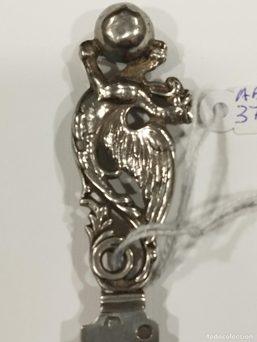 Antig&uuml;edades: ABRECARTAS DE PLATA CON CONTRASTE. - Foto 2
