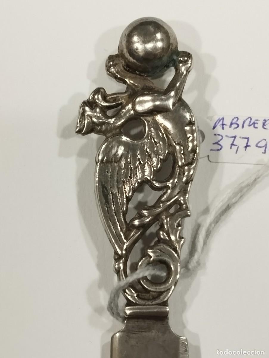 Antig&uuml;edades: ABRECARTAS DE PLATA CON CONTRASTE. - Foto 6