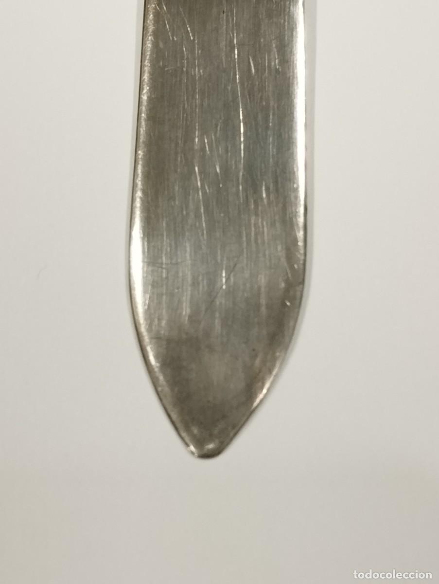 Antig&uuml;edades: ABRECARTAS DE PLATA CON CONTRASTE. - Foto 8