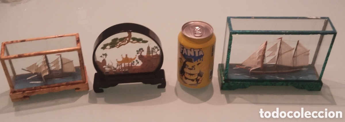 Antig&uuml;edades: Diorama chino y barcos vitrina - Foto 11