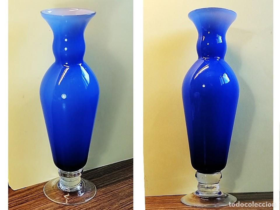 Antig&uuml;edades: JARR&Oacute;N OPALINA AZUL INTENSO - Foto 1