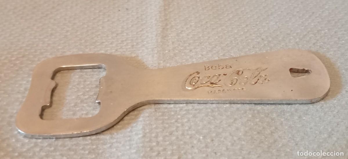 Antiques: Abridor Coca-Cola Vintage Met&aacute;lico