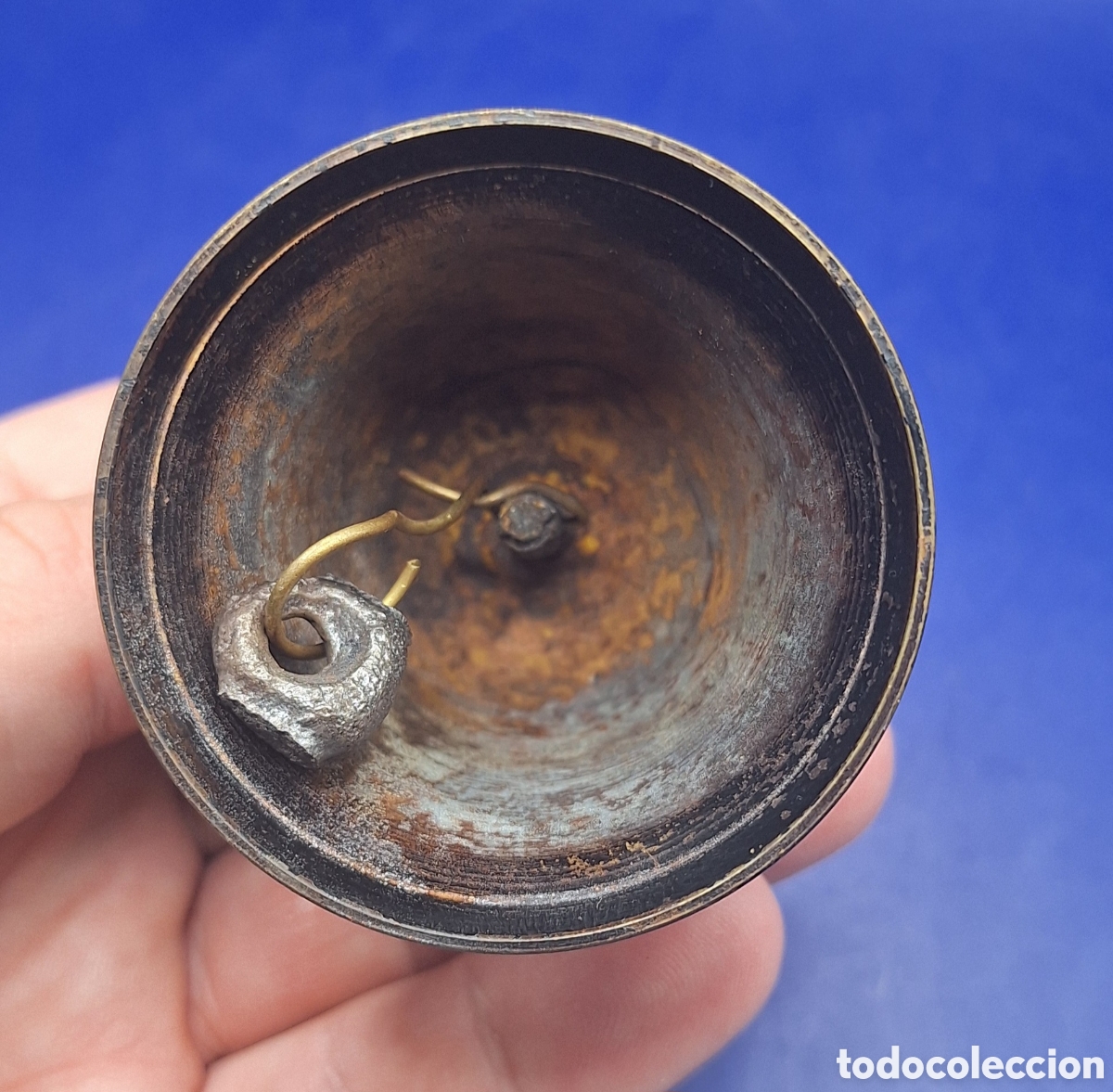 Antig&uuml;edades: Campana de Metal con &Aacute;ngel - Foto 9